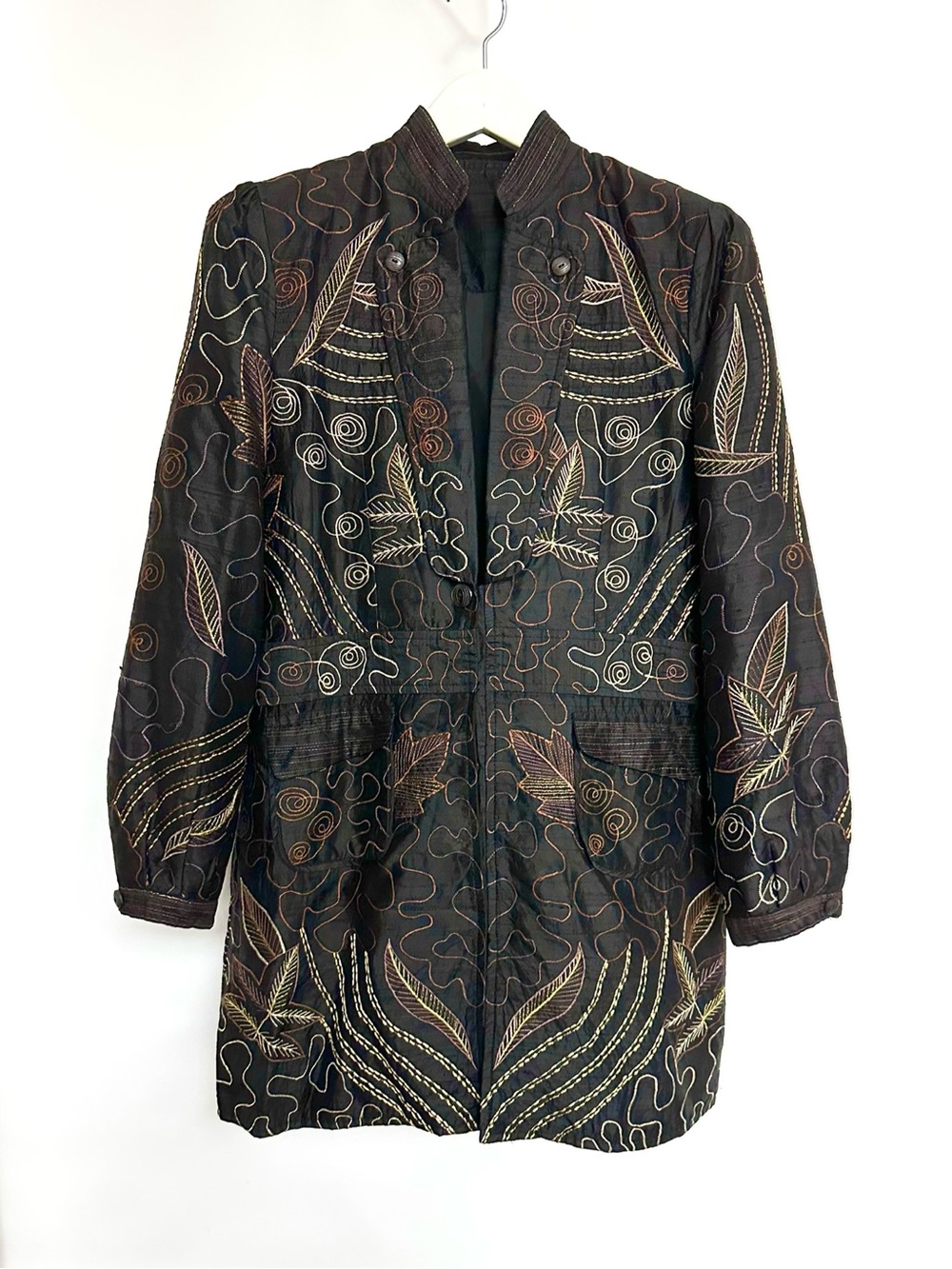 SILK✨ Hand Embroidered Jacket Made in Nepal